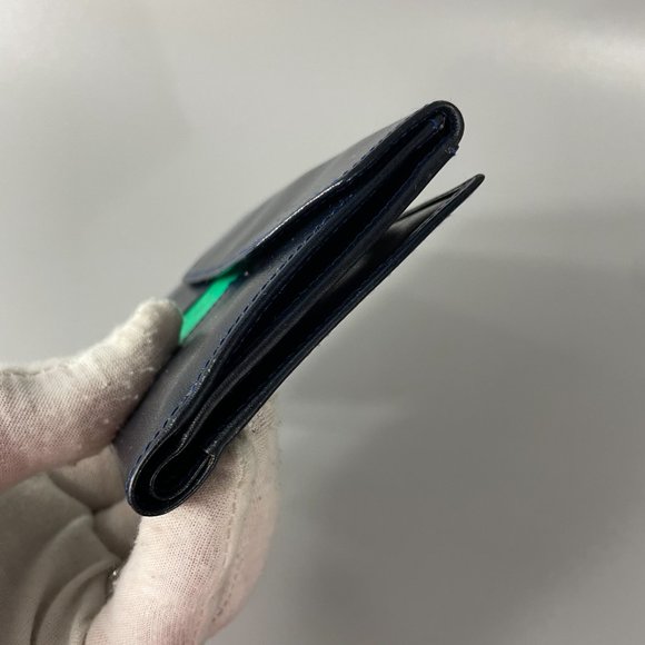 Loewe Unisex Navy Blue Leather Bi-fold Wallet - Picture 10 of 10